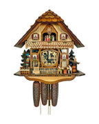 Kuckucksuhr Feierabend von Anton Schneider, Frontansicht