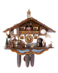 Kuckucksuhr Wirtshaus Bayern von Anton Schneider, Frontansicht